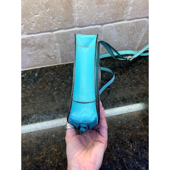 Kate Spade Wellesley Flynn Tiffany Blue Crossbody Purse EUC - Picture 3 of 8